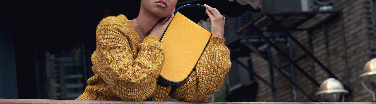 Designer Colorful and Fashion-Forward Mini Leather Handbags | Tomoli ...